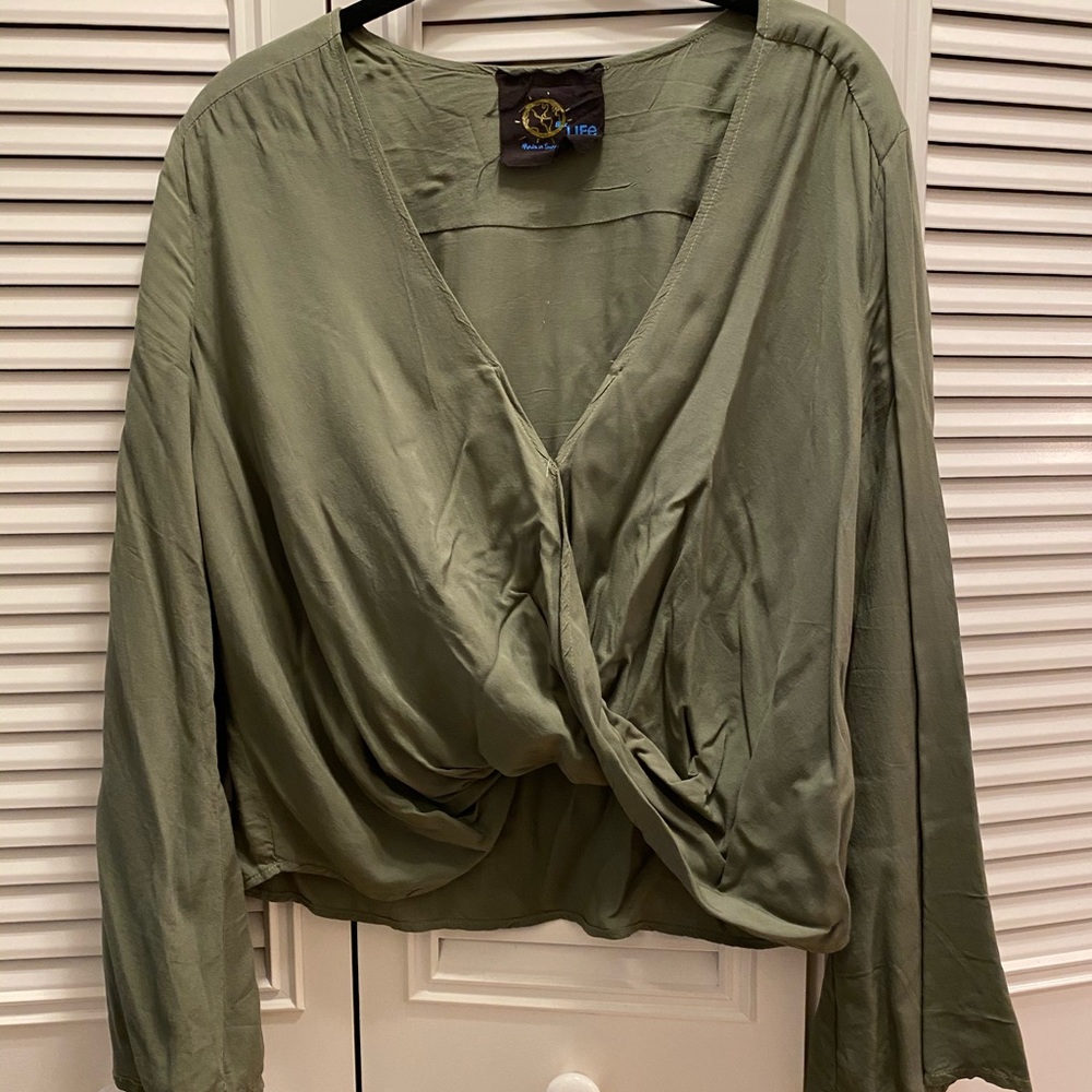 Planet Blue Hayley Wrap Top